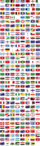 All country world flag Logo PNG Vector