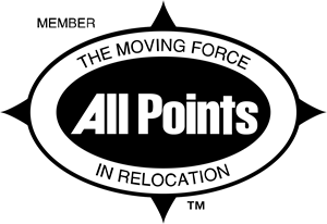 All Points Relocation Logo Vector