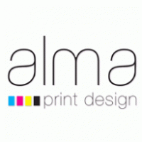 Alma Print Design Logo PNG Vector