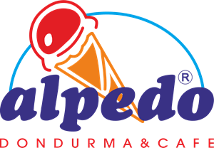 Alpedo Dondurma Cafe Logo Vector