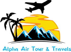 Alpha Air Tour & Travels Logo PNG Vector