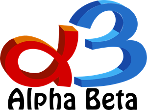 Alpha Beta Logo PNG Vector