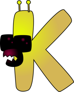 Alphabet Lore Letter K Logo PNG Vector