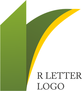 Alphabet R Design Logo PNG Vector