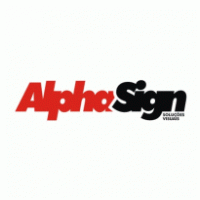 AlphaSign Soluções Visuais Logo PNG Vector