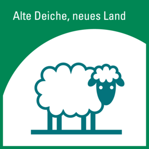 Alte Deiche, neues Land Logo PNG Vector