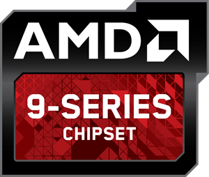 AMD 9-Series Chipset Logo PNG Vector