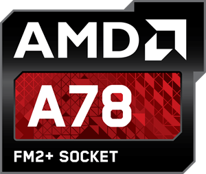 AMD A78 FM2+ Socket Logo PNG Vector