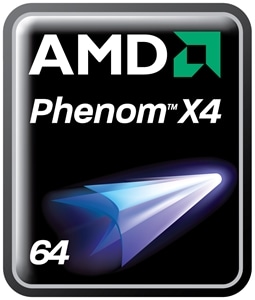 AMD Phenom X4 64 Logo PNG Vector