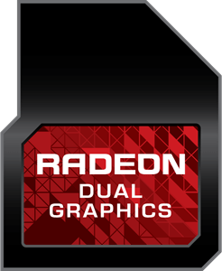 AMD Radeon Dual Graphics Modifier Logo Vector
