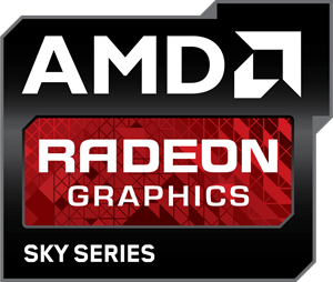 AMD Radeon Graphics Sky Series Logo PNG Vector