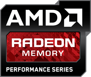 AMD Radeon Memory Performance Series Logo Vector
