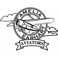 Amelia Earhart Aviators Logo Vector