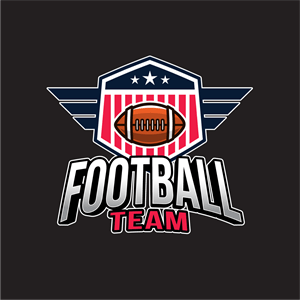 American Football Logo PNG Vector