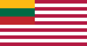 American-Lithuanian flag Logo PNG Vector