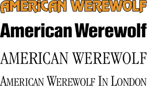 American Werewolf Logo Vector