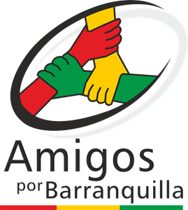 Amigos por Barranquilla Logo Vector