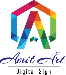 Amit Art Digital Sign Logo PNG Vector