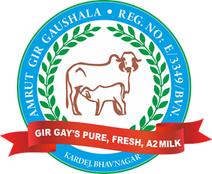 amrut gir cow barn(goushala) Logo PNG Vector