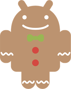 Android Gingerbread Logo PNG Vector