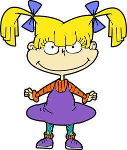 Angelica Pickles Rugrats Logo Vector Ai Free Download