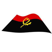 ANGOLAN WAVING FLAG Logo PNG Vector