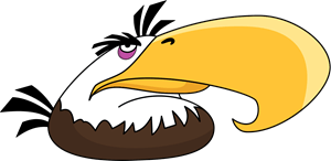 Angry Bird Logo PNG Vector