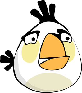 Angry Birds Mathilda Logo PNG Vector