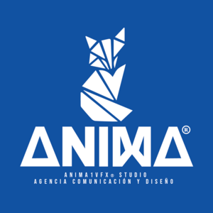 ANIMA1VFX BLUE Logo PNG Vector