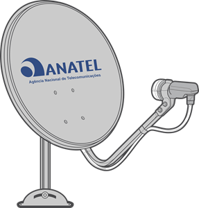 Antena KU Anatel Logo Vector