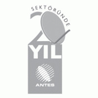 antes 20.YIL/antes 20 years Logo PNG Vector