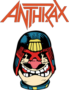 Anthrax Judge Dredd Not Man Logo PNG Vector
