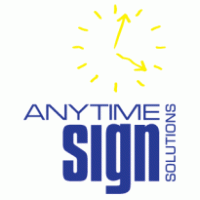 Anytime Sign Solutions Logo PNG Vector