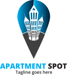 Apartment spot Logo Vector