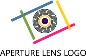 Aperture Camera Lens Logo PNG Vector