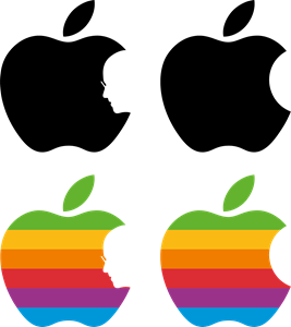 Apple - Steve Jobs Logo PNG Vector