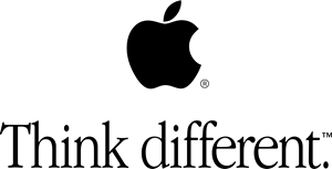 Apple Think Different Logo Vector