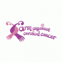 Arm Against Cervical Cancer Logo Vector