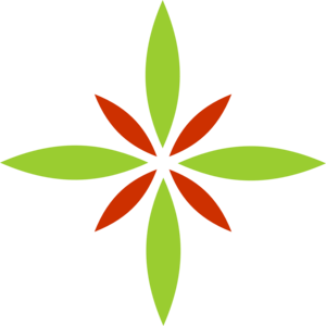 Art Flower Logo PNG Vector