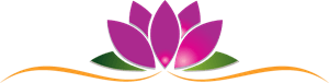 Art Rose Lotus Logo Vector