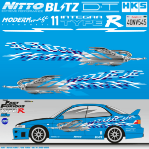 arte decal Acura Integra, Mia ''Fast And Furious'' Logo PNG Vector