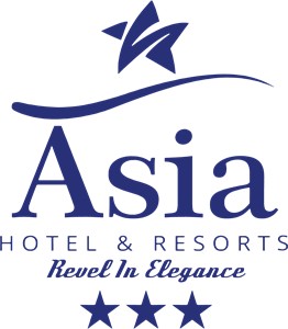 Asia Hotel & Resort Logo Vector