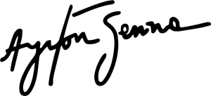 Assinatura Ayrton Senna Logo PNG Vector