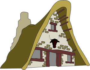 Asterix Hut Logo PNG Vector