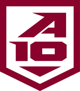Atlantic 10 Conference Shield in Fordham Red Logo PNG Vector