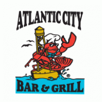 Atlantic City Bar and Grill Logo Vector