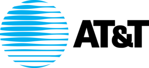 AT&T 1983 Horizontal Inverted Logo PNG Vector