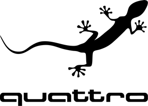 Audi Quattro Gecko Logo PNG Vector