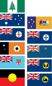 Australian Flag Logo PNG Vector