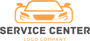 Auto Service Center Logo PNG Vector